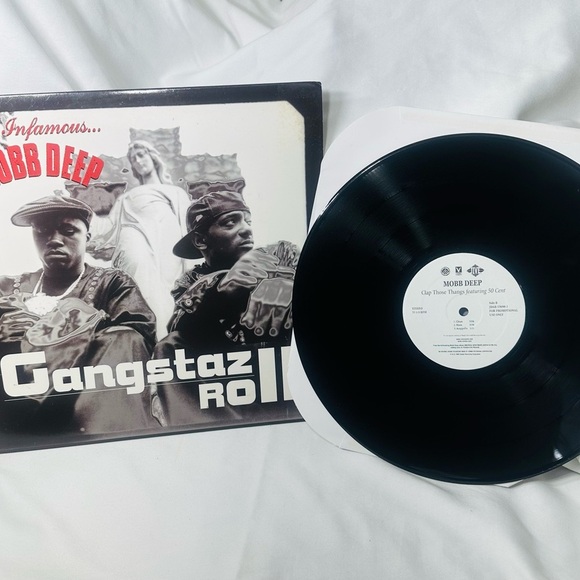 Robb Deep Gangstaz Roll II Vinyl LP Promo Single Hip Hop Rap Vintage 90s Retro - Picture 3 of 3